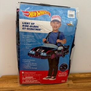 Hot Wheels Halloween Costume Light Up Ride Along GT-Scorcher One Size